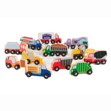 Набір вантажівок Guidecraft Block Play До дороги (G6718)