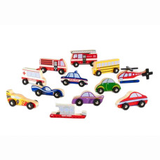 Ігровий набір Guidecraft Block Play До дороги з дерева (G6719)