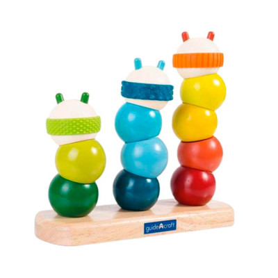 Пірамідка Guidecraft Manipulatives Гусениці (G6731)