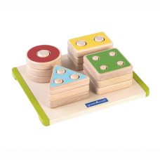 Пірамідка Guidecraft Manipulatives Фігури геометрії (G6738)