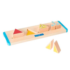 Пазл-сортер Guidecraft Manipulatives Частини трикутника (G6745)