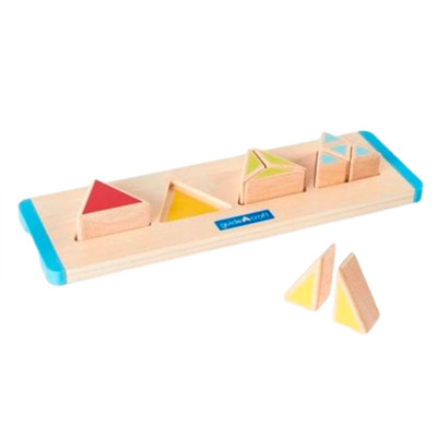 Пазл-сортер Guidecraft Manipulatives Частини трикутника (G6745)