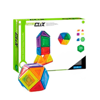 Магнітний конструктор Guidecraft PowerClix Solids (G9420)