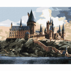 Картина за номерами Ідейка Harry Potter Гоґвортс вдень 40 х 50 (KHO6432)