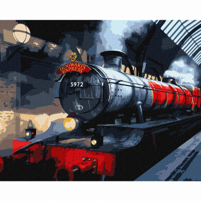 Картина за номерами Ідейка Harry Potter Гоґвортський експрес з фарбами металік extra 40 х 50 (KHO5210) Картина за номерами Ідейка Harry Potter Гоґвортський експрес з фарбами металік extra 40 х 50 (KHO5210)