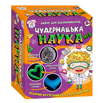 Набір для дослідів Ranok Creative Наукова гра Чудернацька наука №3 (12114116У)