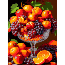 Картина за номерами Strateg Фруктова палітра 30 х 40 см (SS-1282)