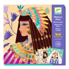 ​Набір для творчості DJECO Аплікація фольгою Коштовні прикраси (DJ09527)