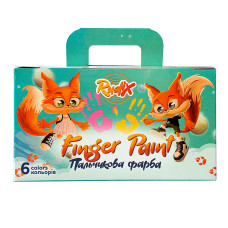 Набір пальчикових фарб Rudix 6 кольорів (840603)