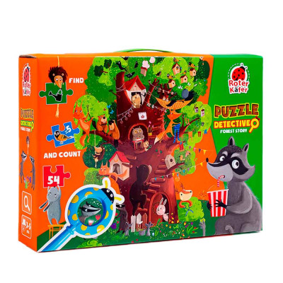 Настільна гра Roter Kafer Пазли-детективи. Лісові історії (RK1080-04)