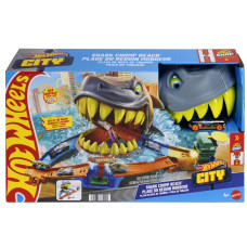 Ігровий набір Hot Wheels City Пляжна атака акули (JHL96)