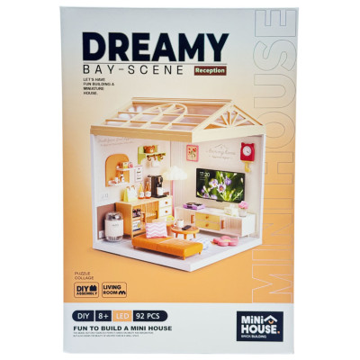 Конструктор-румбокс Mini House Інтер'єр Вітальня (8006)