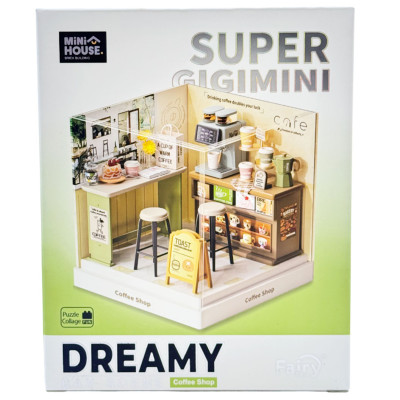 Конструктор-румбокс Mini House Інтер'єр Міні Кав’ярня (8034)