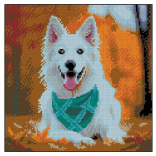 Алмазна картина Strateg Собака з хусткою (4823113897871)
