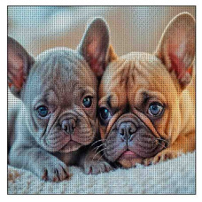 Алмазна картина Strateg  Два бульдлжки (4823113897857)