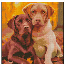 Алмазна картина Strateg Лабрадори (4823113897840)