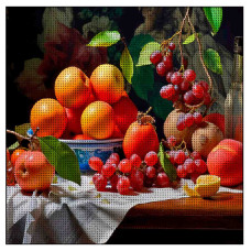 Алмазна мозаїка Strateg Соковиті плоди (4823113899080)