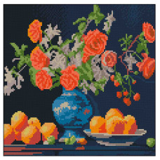 Алмазна мозаїка Strateg Апельсини і квіти (4823113899004)