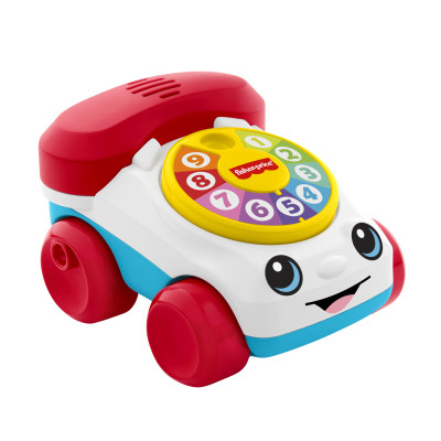 Розвивальна іграшка Fisher-Price Машинка-каталка Веселий телефончик (JKD56)