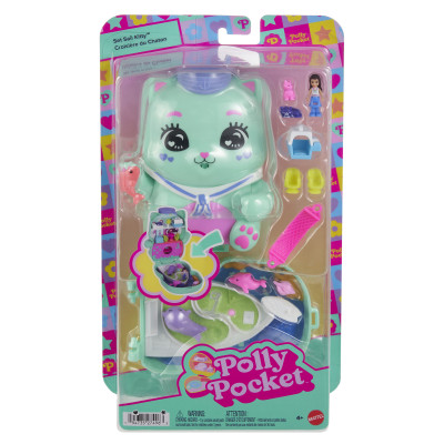 Ігровий набір Polly Pocket Компактний світ пригод Кошеня (JFG56/2) Ігровий набір Polly Pocket Компактний світ пригод Кошеня (JFG56/2)