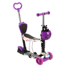 Самокат Країна Іграшок 5 в 1 фіолетовий (SC20482/5)