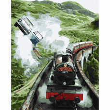 ​Картина за номерами Ідейка WB Harry Potter Політ до Гоґвортсу 40 х 50 см (KHO5231)