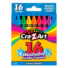 Крейда воскова Cra-Z-Art Легкозмивна велика 16 шт (10204CRA)