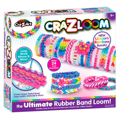 Набір для виготовлення браслетів Cra-Z-Art Ultimate rubber band loom Unicorn (19128CRA/2) Набір для виготовлення браслетів Cra-Z-Art Ultimate rubber band loom Unicorn (19128CRA/2)