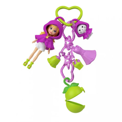 Набір-підвіска Polly Pocket Мінімодниця з нарядами фіолетова (JKR46/1) Набір-підвіска Polly Pocket Мінімодниця з нарядами фіолетова (JKR46/1)