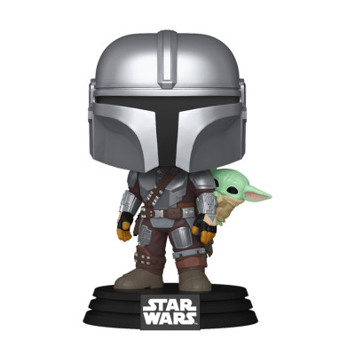 Фігурка Funko Pop Star wars Мандалорець з Ґроґу на спині (90443) Фігурка Funko Pop Star wars Мандалорець з Ґроґу на спині (90443)