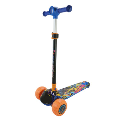 Самокат Країна Іграшок триколісний синій з помаранчевими колесами (SC2532/2)