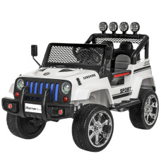 Електромобіль Bambi Racer Джип на радіокеруванні білий (M 3237EBLR-1)