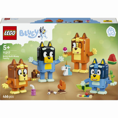 Конструктор Lego Bluey Сім'я Блуї з кубиків (11217) Конструктор Lego Bluey Сім'я Блуї з кубиків (11217)