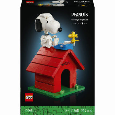Конструктор LEGO Ideas «Дрібнота»: будка Снупі (21368)