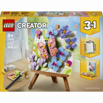 Конструктор LEGO Creator Декоративний живопис «Квіткове мистецтво» (31390)