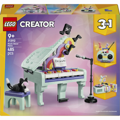 Конструктор Lego Creator Музичний декор «Фортепіано з котом» (31392) Конструктор Lego Creator Музичний декор «Фортепіано з котом» (31392)