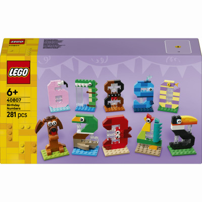 Конструктор Lego Iconic Цифри на день народження (40807) Конструктор Lego Iconic Цифри на день народження (40807)