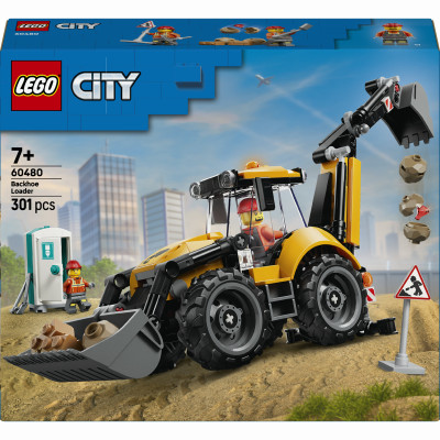 Конструктор LEGO City Жовтий екскаватор-навантажувач (60480) Конструктор LEGO City Жовтий екскаватор-навантажувач (60480)