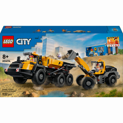 Конструктор LEGO City Самоскид і фронтальний ковшовий навантажувач (60494) Конструктор LEGO City Самоскид і фронтальний ковшовий навантажувач (60494)