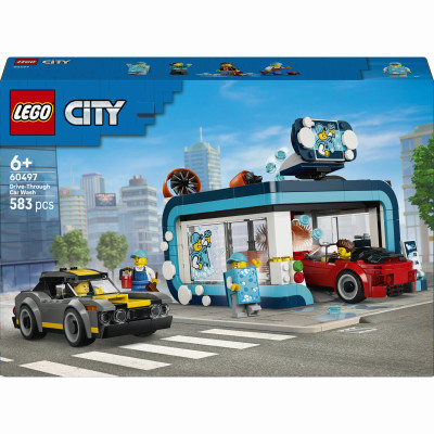 Конструктор LEGO City Тунельна автомийка (60497) Конструктор LEGO City Тунельна автомийка (60497)