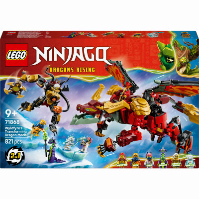 Конструктор LEGO NINJAGO Дракон-трансформер Вайлдфаєр (71868)