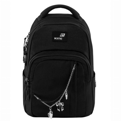 Рюкзак Kite Education teens Black and charm (K26-2578M-1) Рюкзак Kite Education teens Black and charm (K26-2578M-1)