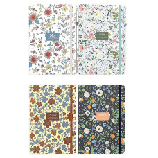 Блокнот Malevaro на гумці Small flowers 1 в асортименті (763364ML)