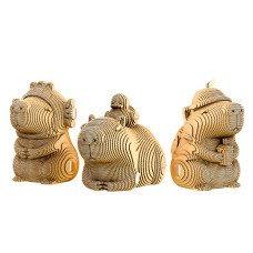 ​3D пазл Cartonic Capybara Trio (CARTCAPYTRIO)