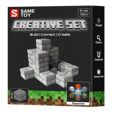 Магнітний конструктор Same toy Creative Set Stone 20 деталей (MCRAFT-9862-SM)