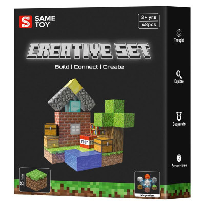 Магнітний конструктор Same toy Creative Set Patio 48 деталей (MCRAFT-4129-SM) Магнітний конструктор Same toy Creative Set Patio 48 деталей (MCRAFT-4129-SM)