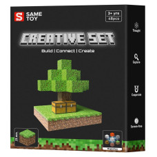 Магнітний конструктор Same toy Creative Set Skyblock 48 деталей (MCRAFT-1812-SM)