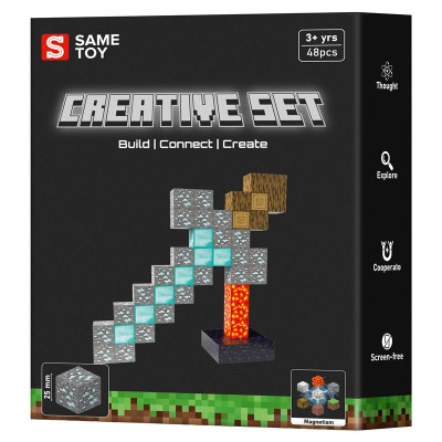 Магнітний конструктор Same toy Creative Set Sword 48 деталей (MCRAFT-1197-SM) в Ровном Магнітний конструктор Same toy Creative Set Sword 48 деталей (MCRAFT-1197-SM) в Ровном