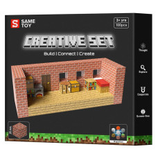 ​Магнітний конструктор Same toy Creative Set Brick House 100 деталей (MCRAFT-1110-SM)