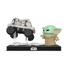 Фігурка Funko Pop Star Wars Мандалорець і Ґроґу Ґроґу і Ремонтний дроїд MSE-6 (90813)